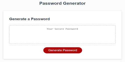 Password Generator